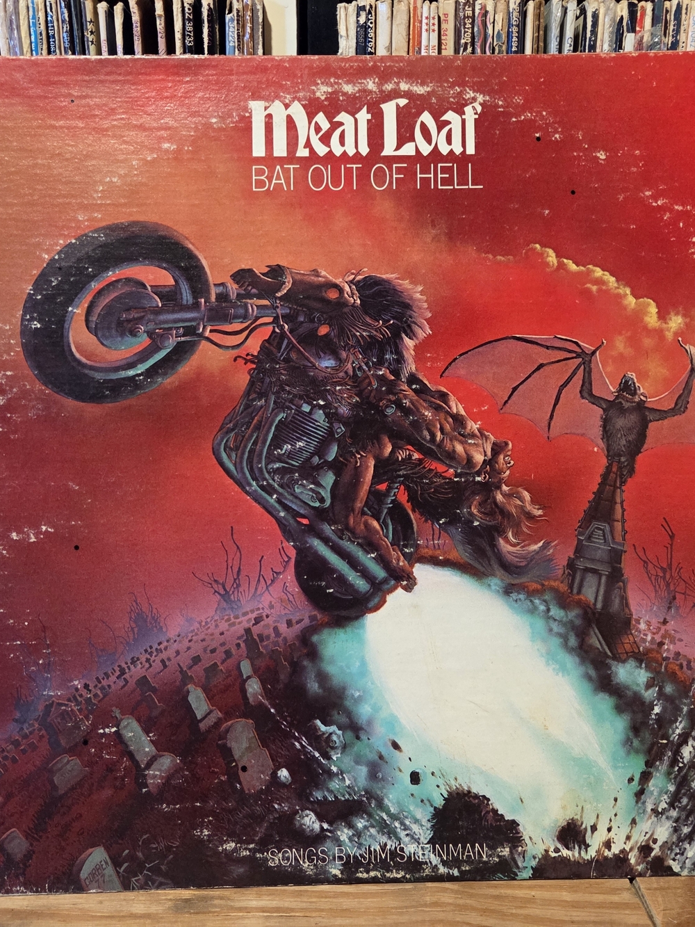 Meatloaf "Bat Out of Hell" vintage vinyl 77